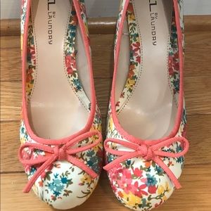 CL by laundry floral heels